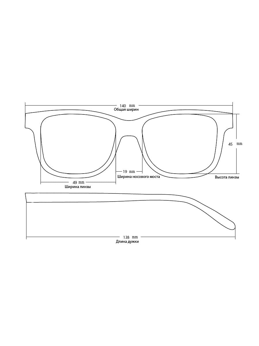Солнцезащитные очки Loris 026 Зеленые