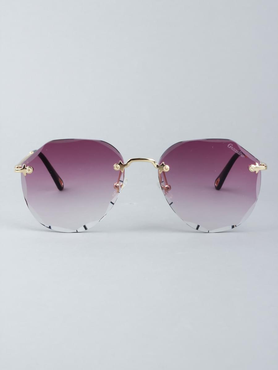 Солнцезащитные очки Graceline CF58016 Фиолетовый; Светло-серый