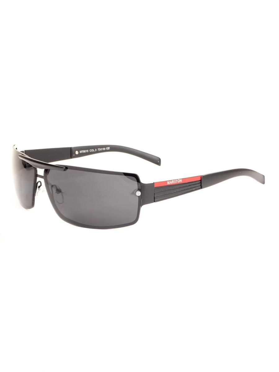 Солнцезащитные очки MARSTON 9016 Черные Матовые