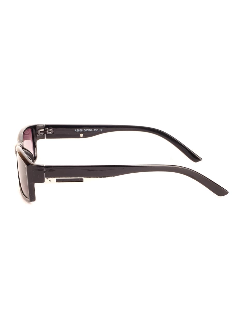 Готовые очки Farsi 6666 черные тонированные РЦ 66-68