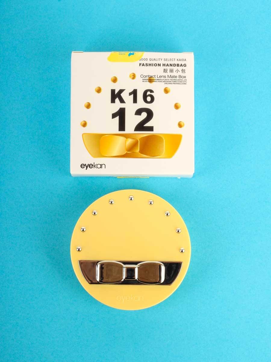 Контейнеры для контактных линз K1612 Желтый
